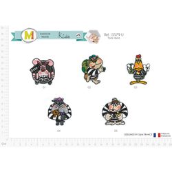 M15579 Cartoon Animal Prisoners