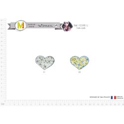 M15598 Floral Heart