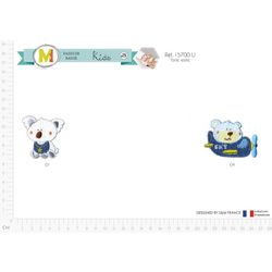 M15700 Fun Animals - Denim