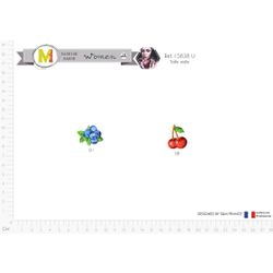 M15838 Fruit & Cupcake Appliques