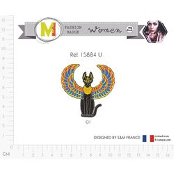 M15884 Egyptian Cat Applique, Bastet