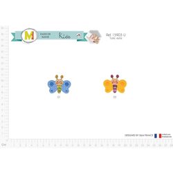 M15903 Butterflies w/ Bowtie Appliques