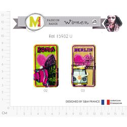 M15932 City Travel Appliques