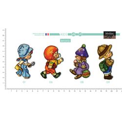 M15951 Children Appliques