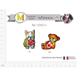 M15952 International Icons Appliques