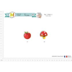 M15964 Fruits & Mushroom Appliques