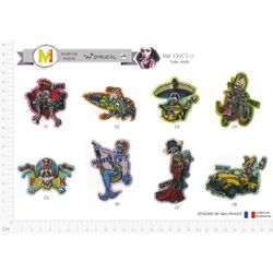 M15973 Skeleton Appliques
