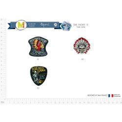 M16046 Skull Patches