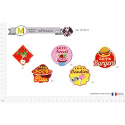 M16102 Love Foods Appliques