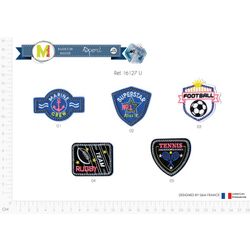 M16127 Various Sport Appliques