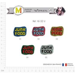 M16132 &Junk Food& Appliques