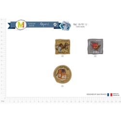 M16191 Camping/Outdoor Themed Appliques