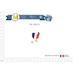 M16233 Red/White/Blue Rooster