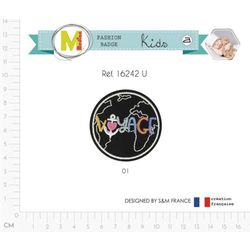 M16242 Voyage Globe Applique