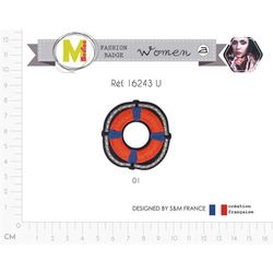 M16243 Life Ring Floatation Applique