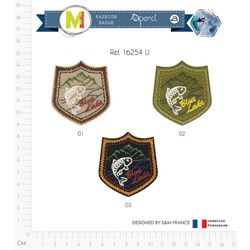 M16254 _&_Blue Lake Fishing_&_ Appliques