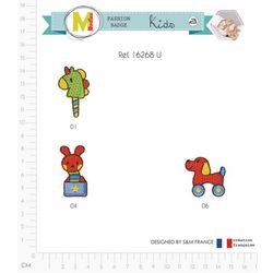 M16268 Baby Toys Appliques