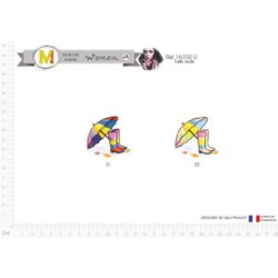 M16350 Umbrella & Boots Appliques