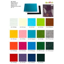 M18216 1mm Felt Sheets 30cm x 25cm