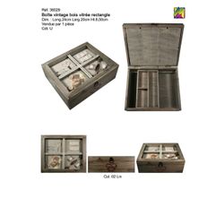 M36029 Top-Opening Vintage Sewing Box