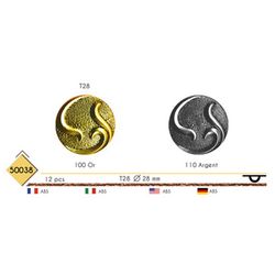 M50038 - Button - Metallic Finish