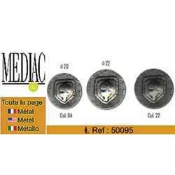 M50095 Metal Shield Button