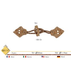 M50117 Decorative Metal Toggle