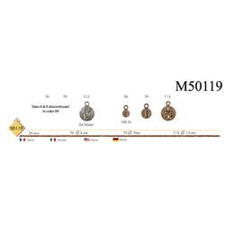 M50119 Metallic Lace Ball Buttons