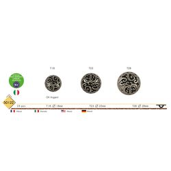 M50122 Button - Metal