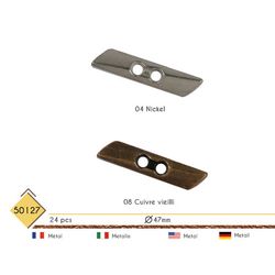 M50127 Metal Toggle Button, 47mm