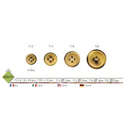 M60076 Wood Button - 4 Hole