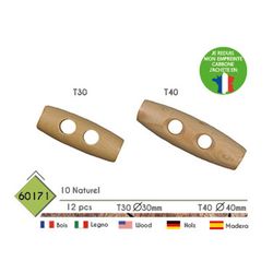 M60171 Wood Toggle Button