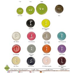 M60687 High Gloss 2-Hole Coconut Button