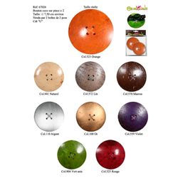 M67026 Coconut Button Curtain Clip