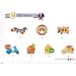 M16363 Autumn Appliques