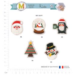 M16374 Christmas Appliques