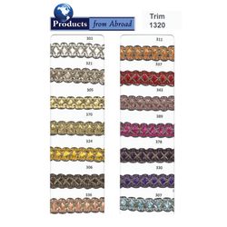 T-1320 Metallic Galon, 3/4&