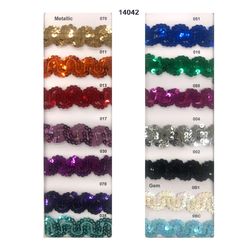 T-14042 Sequin Scroll Galon