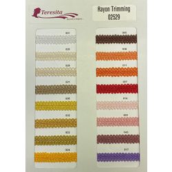 T-2529 Rayon Guimp Braid, 9/16&
