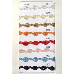 T-2542 Rayon Rococo Trim, 1/4&