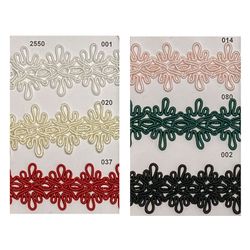 T-2550 Rayon Trim, Snowflake, 1-1/8&