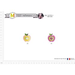 M16358 Whole Apple Multicolor Appliques