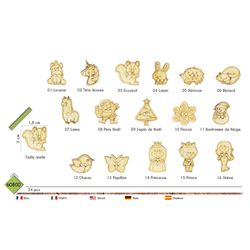 M60800 Wooden Buttons