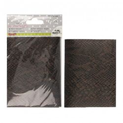 M00766 Rectangle Faux Snake Skin Patch, Iron-on