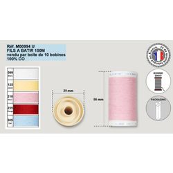 M00994 100% Cotton Thread, 150m