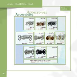 B13928 Jeweled Metal Clasp