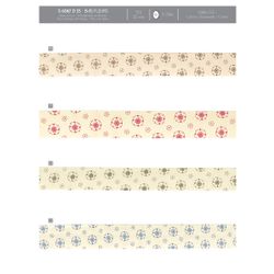 06067 100% Cotton Bias with Flowers