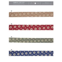 06068 100% Cotton Bias with Flowers