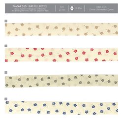 06069 100% Cotton Bias with Flowers