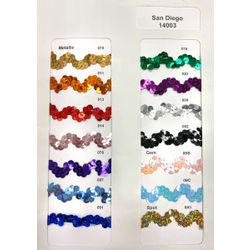 T-14003 Sequin Ric Rac Trim (San Diego) ~5/8\